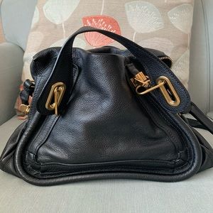 Chloe paddington bag black. Lightly worn.no stains